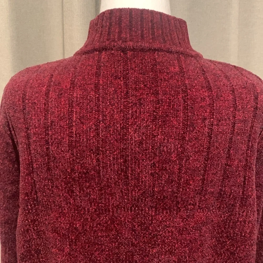 NWOT Karen Scott Pullover Quater Zip Sweater Size P/XLarge - Picture 4 of 12